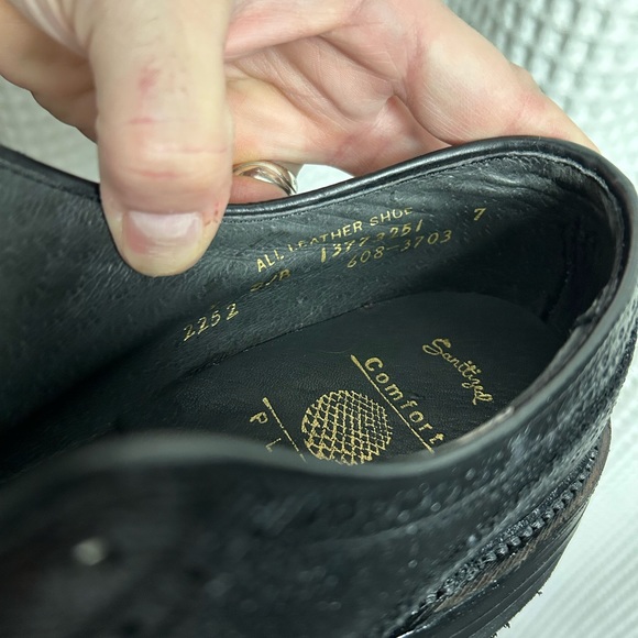 Like new black wing tip dress shoes. - Picture 15 of 16